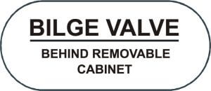 Bilge valve location