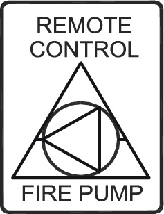 Remote control fire pump