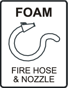Fire hose & nozzle foam