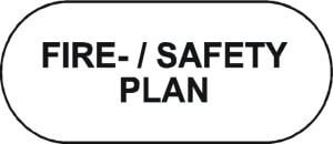 Fire/safety plan display