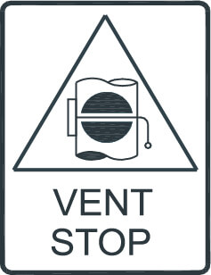 Ventilation stop control