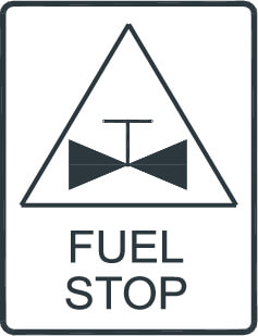 Fuel supply stop