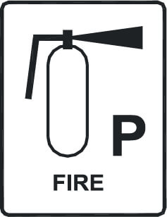 Fire extinguisher powder - small