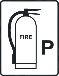 Fire extinguisher powder - large