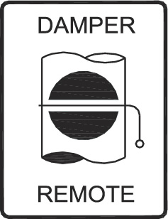 Fire damper remote
