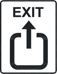 Emergency exit - up