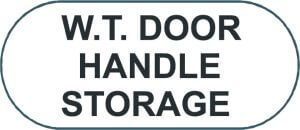 Storage location of door handle