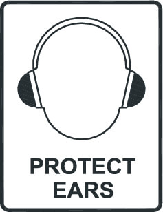 Ear protection compulsory