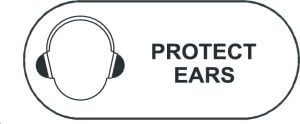 Ear protection compulsory