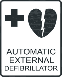 External automatic defibrillator (AED)