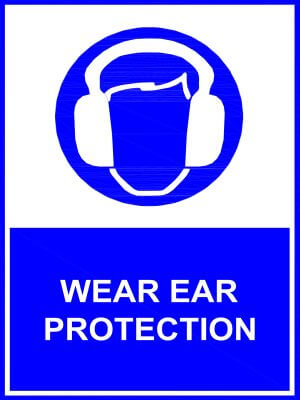 Wear ear protection